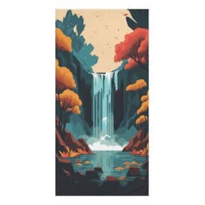 Mink-Cotton Towel - Waterfall