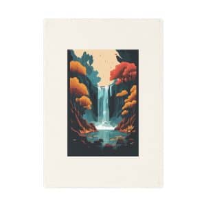 Cotton Tea Towel - Waterfall